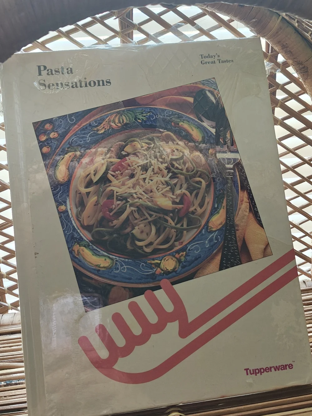 Tupperware Pasta Sensations Cookbook - Hardcover 1994